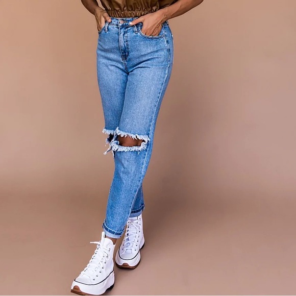 Dressed in LALA Jeans Dressed In Lala Lightly Used Boyfriend Denim